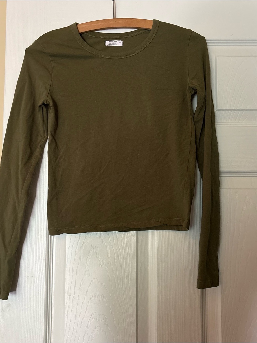 Ardene Olive Green Long Sleeve Barely Worn